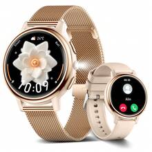 CyberDyer 1,26-calowy inteligentny zegarek dla kobiet z funkcją Bluetooth, wieloma trybami sportowymi, wodoodpornym monitorem snu IP68 i monitorem aktywności fizycznej w żywych kolorach