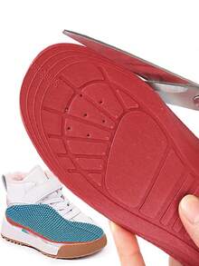 2 件可剪儿童 PU 鞋垫，适合男孩和女孩，婴儿童软底运动，吸汗，防臭，透气鞋垫