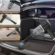 Mini Cordless Handheld Vacuum Cleaner, Car Vacuum Cleaner, Rechargeable, 3-In-1 Design With Vacuum, Blower And Manual Pump Functions, Powerful Suction, Cleaning Assistant - Black-upgraded - View 7