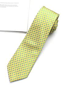 1pc Polka Dot Necktie, Suitable For Casual, Street, Business, Party And Daily Wear