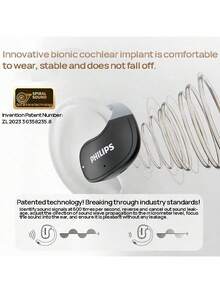 PHILIPS TAT2708 Bone Conduction Bluetooth Headset - Comfortable, Long-Lasting Wear Without Pain. AI-Powered Noise Reduction For Clear Communication. Perfect For Office Calls And Everyday Leisure. Beige - Beige - View 6
