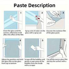 1 Piece, Fashionable And Simple Style Decorative Window Film And Window Sticker, 2D Flat Geometric Rhombus Pattern Window Sticker, PVC Electrostatic Adsorption Decorative Window Film, Home Decoration Window And Door Decals, Suitable For Living Room, Bedroom, Kitchen, Bathroom, Home Decoration, Privacy Protection, 17.72 Inches X39.37 Inches - 17.72*39.37吋(45*100公分) - 查看 6