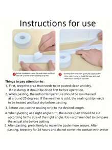 自粘式浴室密封胶带 - 适用于浴缸、淋浴间、水槽、马桶、地板和墙壁边缘的重型防水密封胶 - 简易 DIY 防水解决方案，马桶密封 | 光滑表面 | 防水粘合剂 - 彩色 - 查看 9