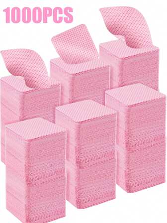 Lint Free Nail Wipes, Nail Polish Remover Pads Eyelash Extension Wipes, Soft Non-Woven Acetone Nail Polish Remover Pads Nail Wipes For Nail Prep And Gel Polish Remover