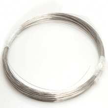Stainless Steel Solid Wire For DIY Crafts - 0.3-1mm Thin Beading Wire Rope, 10m/Roll Bulk Vacuum-Sealed Jewelry Making Supplies
