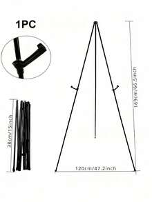 Giá vẽ gấp gọn 66 inch, giá đỡ biển hiệu tiệc mừng em bé - giá trưng bày di động - chịu tải 5 lbs, thích hợp để trưng bày biểu ngữ và áp phích tiệc mừng em bé, chân đế ba chân bằng kim loại có thể điều chỉnh, giá vẽ để bàn và sàn, giá vẽ ba chân bằng kim loại lớn có thể điều chỉnh với đế màu đen, quà tặng Phục Sinh, giá vẽ cần thiết cho đám cưới, giá đỡ áp phích để sàn tức thì, nhẹ và có thể gấp gọn, trang trí ngoài trời cho sinh nhật, đám cưới. - Nhiều màu - Xem 6