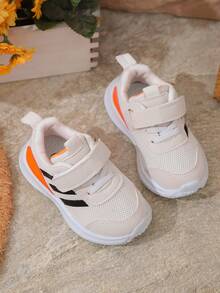 1 par de zapatos deportivos casuales, ligeros y antideslizantes de PU, adecuados para el otoño, de estilo moderno y apropiados para estudiantes de ambos sexos