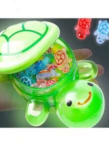 1pc/16pcs/30pcs/60pcs Colorful Glow-In-The-Dark Turtle Figurines (Requires UV Light Absorption), Suitable As Home Decor On Desks, Windowsills, Party Decorations To Create A Joyful Atmosphere, Great Gift For Turtle Lovers And Birthdays (Turtle Shell Does Not Glow)