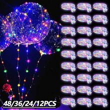 48 Pack Fairy Lights Battery Operated - 7ft 20 Led Twinkle Lights 3 Modes, Bulk Mini String Lights Waterproof For Mason Jars Vases DIY Party Wedding Decoration Christmas - 彩色光 - 查看 1