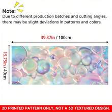 1 PC, 2D Flat/ Wallpaper Wall Stickers, Unique Design Patterns, 39.37x15.75 Inches (100x40cm), Self-Adhesive Wallpaper, Detachable And Cutable PVC Stickers, Suitable For Wall/Staircase/Furniture Decoration, Living Room/Kitchen/Bedroom, Seasonal Holiday/Birthday/Party Decoration - 39,37*15,75in (100*40cm) - Xem 3