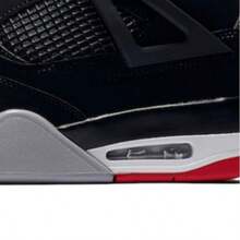 Men's Size Retro MidBredReimagined Jondan 4AJ4Reimagine - Đen và xám - Xem 4