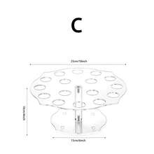 亚克力冰淇淋蛋筒展示架、华夫蛋筒架、纸杯蛋糕架，适用于生日派对、婚礼、自助餐、餐饮用品 - 無色 - 查看 4