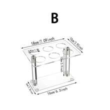 亚克力冰淇淋蛋筒展示架、华夫蛋筒架、纸杯蛋糕架，适用于生日派对、婚礼、自助餐、餐饮用品 - 無色 - 查看 12