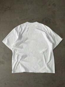 Men's New Hip Hop Fashion Printed T-Shirt - trắng - Xem 5