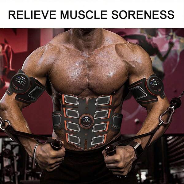 Abdominal Muscle Patch Fitness Equipment, 2 Design Option, Abdominal Exercise And Contraction Machine, Male And Female Training Pulse Massager