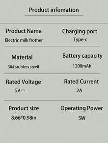 电动奶泡器、手持式奶泡器、家用迷你奶泡机、牛奶搅拌器、无线奶泡器 - 彩色 - 查看 11