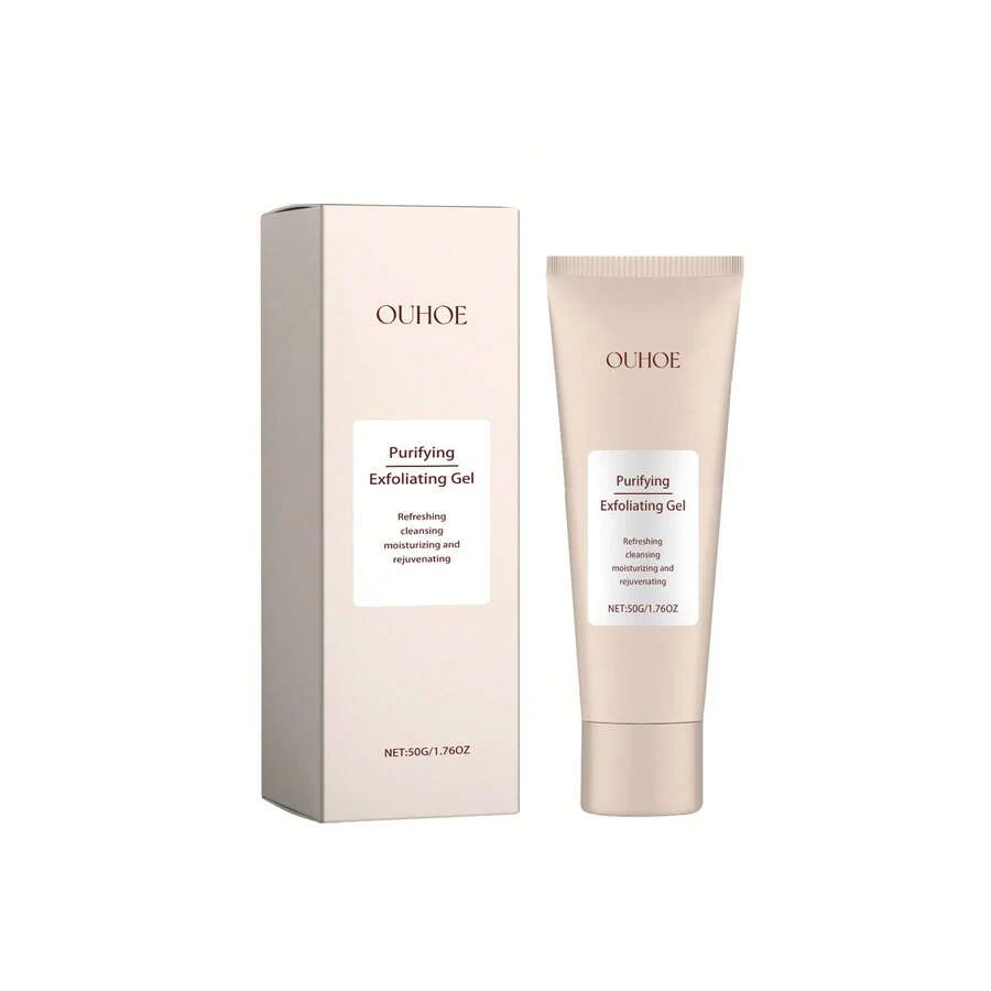 50克温和去角质凝胶，温和清洁保湿面部和身体磨砂膏，居家必备，男女通用 - 彩色 - 查看 1