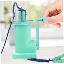 1个便携式手动绳索编织机，家居装饰绕线工具