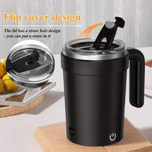 Portable Magnetic Auto Stirring Travel Mug, Convenient Coffee Mug, Water Mug, Induction Kettle, Can Be Used In Office, Home, Study, USB Charging, Detachable And Easy To Clean - 彩色 - 查看 5