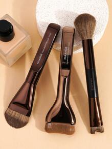 MAANGE 1/2/3/8/20支装棕色专业化妆刷套装，可重复使用便携式化妆刷，包括散粉刷、腮红刷、遮瑕刷、修容刷、鼻刷、细节刷、粉底刷，适用于液体化妆品，适合日常面部彩妆。 - 彩色 - 查看 8