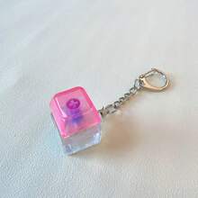 1/2/4/6/7 CÁI Bàn phím đồ chơi Fidget Fidget Clicker Bàn phím móc khóa Đồ chơi giải tỏa căng thẳng Quà tặng cho người lớn để giảm căng thẳng giết thời gian (Màu Macaron) - Hồng - Xem 10