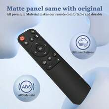 Control remoto de repuesto para mini proyector, compatible con Magcubic HY300Pro, HIPPUS HY300Pro, Aubor HY300Pro, Xgody HY300Pro, Maypug P1 Proyector portátil - Negro - Ver 8