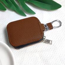 2.6 Inch X 2 Inch X 0.9 Inch Leather Earphone Carrying Case, Compatible With AirPods Pro3, AirPods/2/3/4/Pro/Pro2