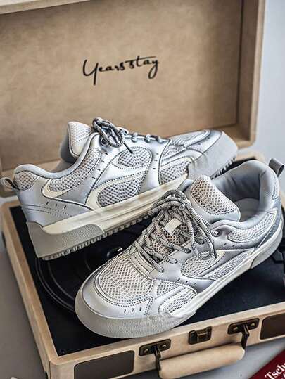 Zapatillas deportivas cómodas y transpirables para mujer, tenis de mujer, zapatos para mujer, tenis de mujer oferta, con cordones y un diseño minimalista y versátil. Estas zapatillas con suela gruesa son ideales para actividades al aire libre, para llevar en la universidad, para ir al trabajo y para el día a día.