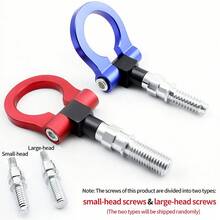 1 Stück universeller Frontstoßstangen-Abschlepphaken, Heckabschlepphaken, Auto-Zubehör Abschleppöse