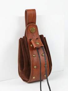 1 件中世纪朋克复古腰包文艺复兴户外腰包钱包旅行假日派对角色扮演角色扮演挂式零钱包，万圣节