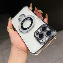 适用于 17/15 Pro Max,防震手机壳带支架,奢华透明电镀气囊设计,防震防摔。也适用于 17/6/7/8/X/XS/XR/11/12/13/14/15/16/16e、Galaxy S22/23/24/25/S24 FE/S25 EDGE、A04/05/06/A07/A14/A15/A16/A17/A24/A25/A34、Redmi Note 9/10/11/12/13/14、Redmi 9/10/12/13C/14C/A5/A3、OPPO、MOTO、荣耀 X、HW、Realme C53/C55/C61/C63/C65/C75 等机型。 - 銀色 - 查看 8