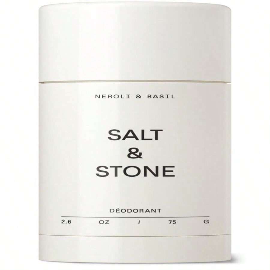 SALT &Amp; STONE Aluminum Free Deodorant | Extra Strength 48 Hour Protection For Women &Amp; Men | Made With Seaweed Extracts, Shea Butter &Amp; Prebiotics (Neroli &Amp; Basil) - ColorD - 查看 1