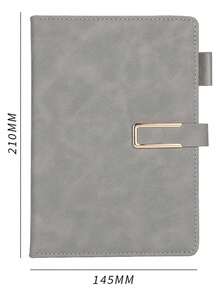 Customized Vintage A5 Leather Bound Notebook With Bookmark - Classic PU Leather Notebook For Business Meetings, College Students, Planner School Supplies - Multicolor - View 17