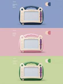 1pc Colorful Magnetic Drawing Board, Painting Board, Writing Board For Children 3+ Years Old - Multicolor - View 9