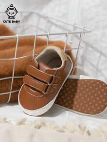 Giày thể thao đế mềm thoáng khí thoải mái cho trẻ sơ sinh chống trượt - màu nâu - Xem 6