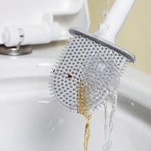 1件装全新便携式设计壁挂式无孔马桶刷，无死角马桶清洁刷，可拆卸杆家用马桶刷，多种款式可选，适用于多种场景，适用于厨房、卧室、浴室，完美的家居生活卫浴配件