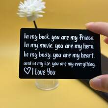 1pc Romantic Wallet Card "You Are My Everything" Heartfelt Confession Small Gift, Valentine's Day & Christmas Gift