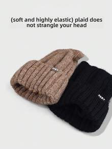 女士可爱猫耳针织帽，保暖耳罩式无檐帽，秋冬百搭无檐帽 - 針織帽 - 查看 5