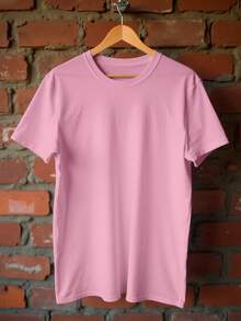 Premium T-Shirt Fio 30.1 Basic Unisex Premium - Pink - View 3
