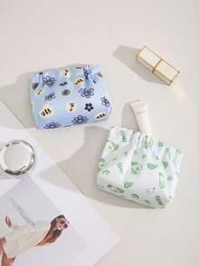 1 件全新按扣袋、卫生巾/口红袋、钥匙/化妆品袋、电线整理袋、便携式便携袋 - 新款收納零錢包 - 查看 2