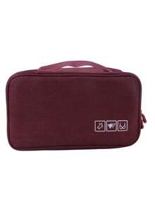 Travel Portable Storage Bag, Lightweight Zipper Organizer, Versatile Storage Bag For Underwear Travel Essentials Holiday Vacation Duffle Bag Luggage Suitcase Travel Bag For Women