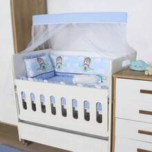 Ursinho Nas Nuvens Azul