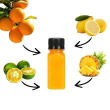 12pcs, 8oz Plastic Juice Bottles With Lids, 4oz, 5oz, 12oz, 16oz Reusable Beverage Bottles, Mini Fridge Bottles, Plastic Mini Juice Containers For Juicing, Smoothie Making, Tea And Homemade Drinks