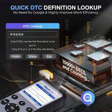 Autel ML629 Automotive OBD2 Scanner, 2025 Newest Model Upgraded Of AL619, ML619, Car Code Reader Check Engine ABS SRS Transmission Diagnostic Scan Tool With Auto VIN, Ready Test, DTC Lookup - Black - View 6