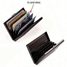 Stainless Steel Card Holder Men's High-End Stainless Steel Card Holder Wallet Card Holder Card Holder Credit Card Bank Card Wallet Business Card Box For Men Wallet Mini Wallet Purse Wallet Money Wallet