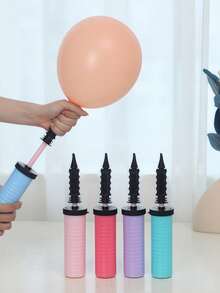 1pc Balloon Pump, Balloons Manual Pump For Party, Balloon Handheld Inflator For Latex And Foil Balloons, Mini Balloon Hand Pump Inflator, Hand Held Tool, Portable Balloon Inflator, Balloon Accessories, Hand Push Air Pump, Balloon Inflation Pump, Birthday Party Supplies, Wedding Party Supplies
