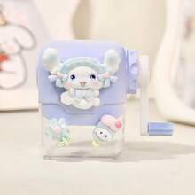Sanrio Sanrio Hand Rotating Pen Knife Melody Laurel Dog Pencil Sharpener Necessary For Office, Durable Pencil Sharpener, Cute Cartoon Characters, Send Friends Children Friends School Gifts Birthday Gifts First Choice