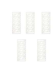 50/100 pièces Crochet de décoration de Noël, accessoires quotidiens de Noël, petit crochet pendentif, outil pendentif, parfait pour les décorations de fêtes, les ornements festifs, la décoration de scène, la décoration de festivals, la décoration de chambre, la décoration de maison, la décoration de bureaux, la décoration de fête à thème, la décoration de Noël d'hiver