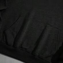 Hoodies For Men Romwe  Men's Hoodies, Hooded Design, Making Money Is Not A Friend's Print, 360g Fabric,  Pockets And Adjustable Drawstring Hood Perimeter, Knitted Fabric, Autumn And Winter Warm Hoodies, Long Sleeves, Machine Washable, All Season Comfortable And Casual Clothing, Plus Size Men's Hoodies, Zippered Hoodies, Men's Hoodies, Ladies' Hoodies, Fun Men's Hoodies, Clothing Essentials, Casual Wear, Pattern Printed Hoodies, Personalized Design, Soft Material, Breathable Fabric, Zippered Hoodies - Black - View 6