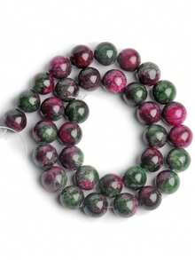 1 String Natural Stone Beads 4 6 8 10mm Beryl Jade Round Beads For Jewelry Making, Sewing, DIY Bracelet Necklace